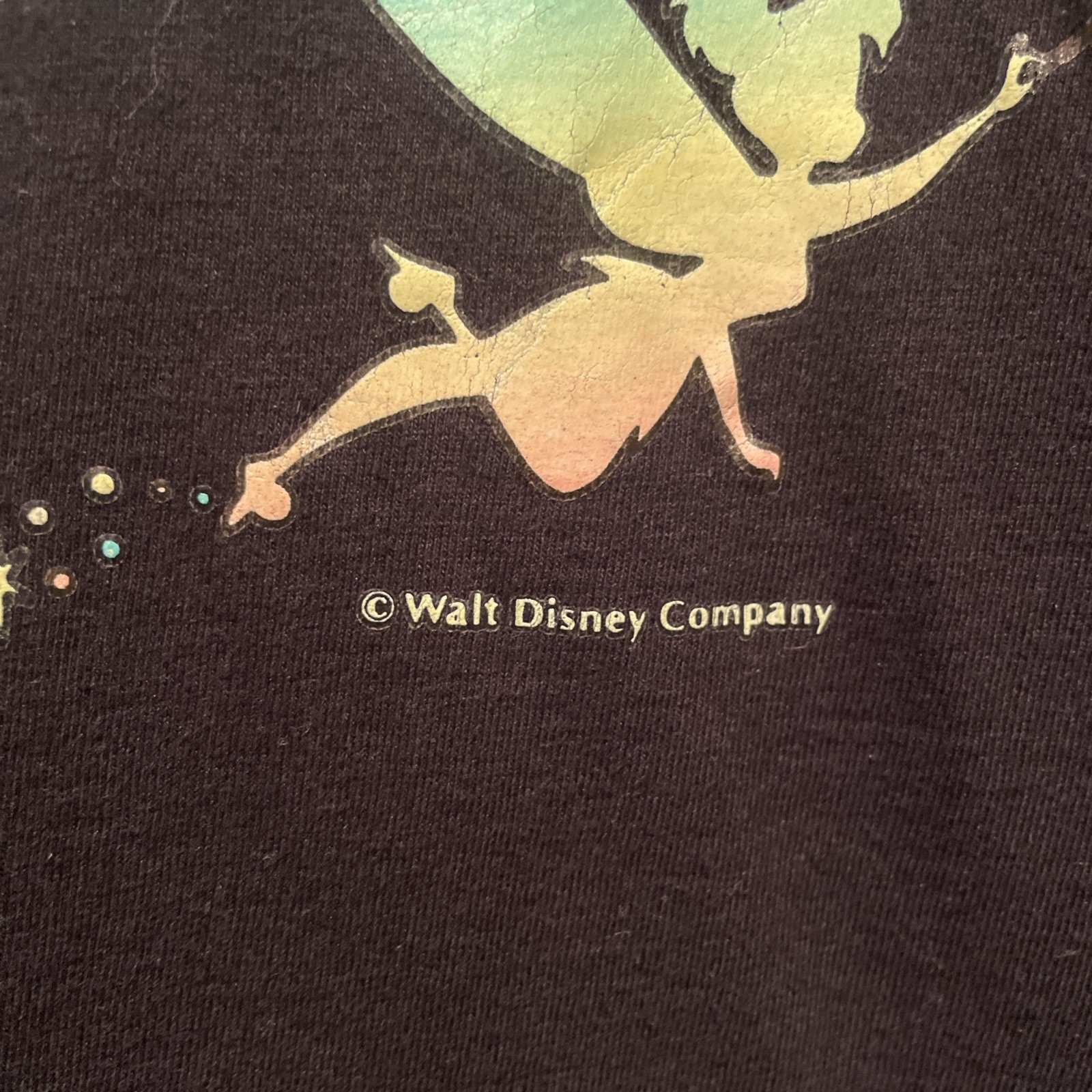 Vintage Tokyo Disneyland Fantillusion Mickey T Shirt Black Single Stitch Size M gallery
