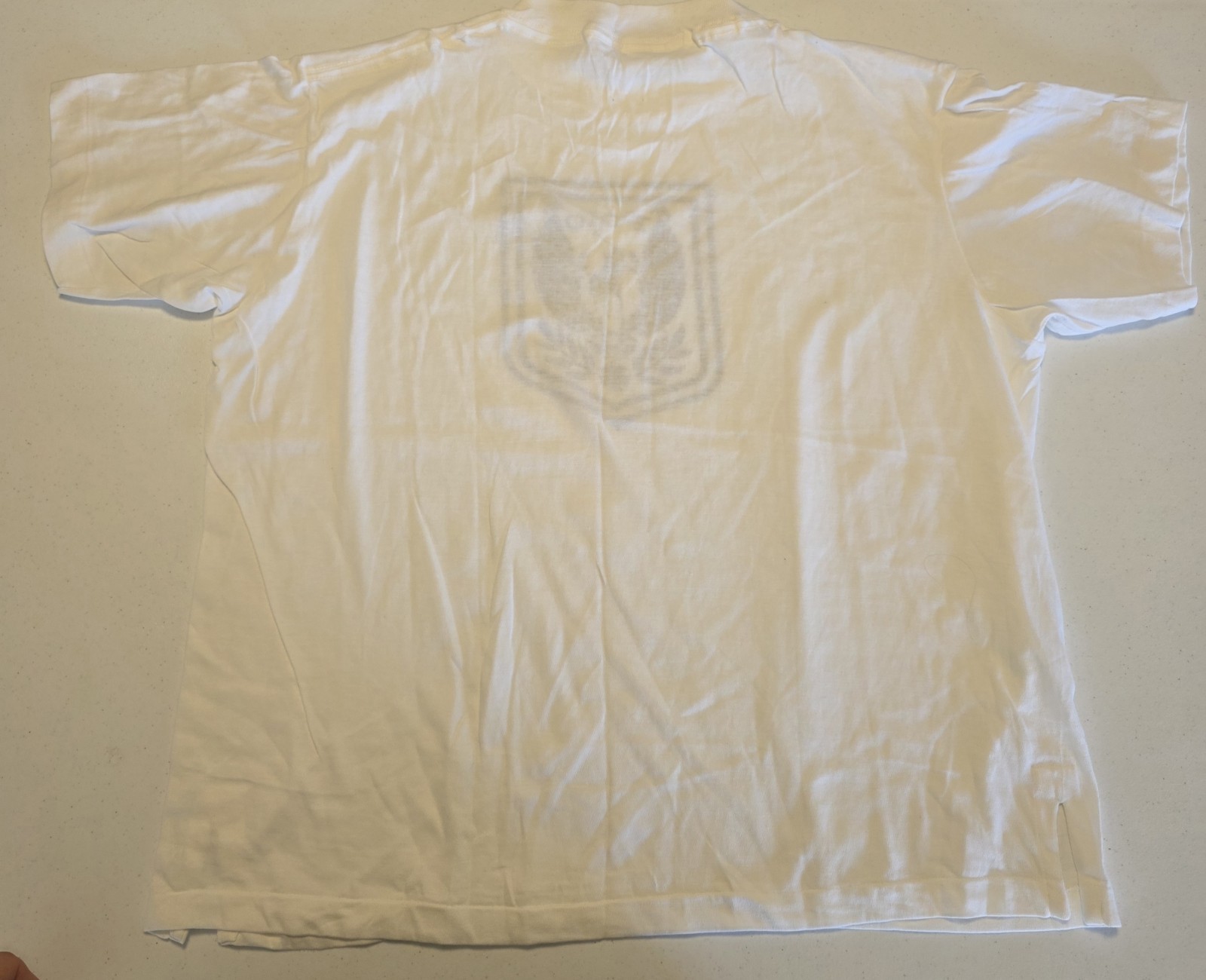 RARE Vintage 80s Polo Ralph Lauren T-Shirt Polo RL Crest Logo OSFA XL Sizing gallery