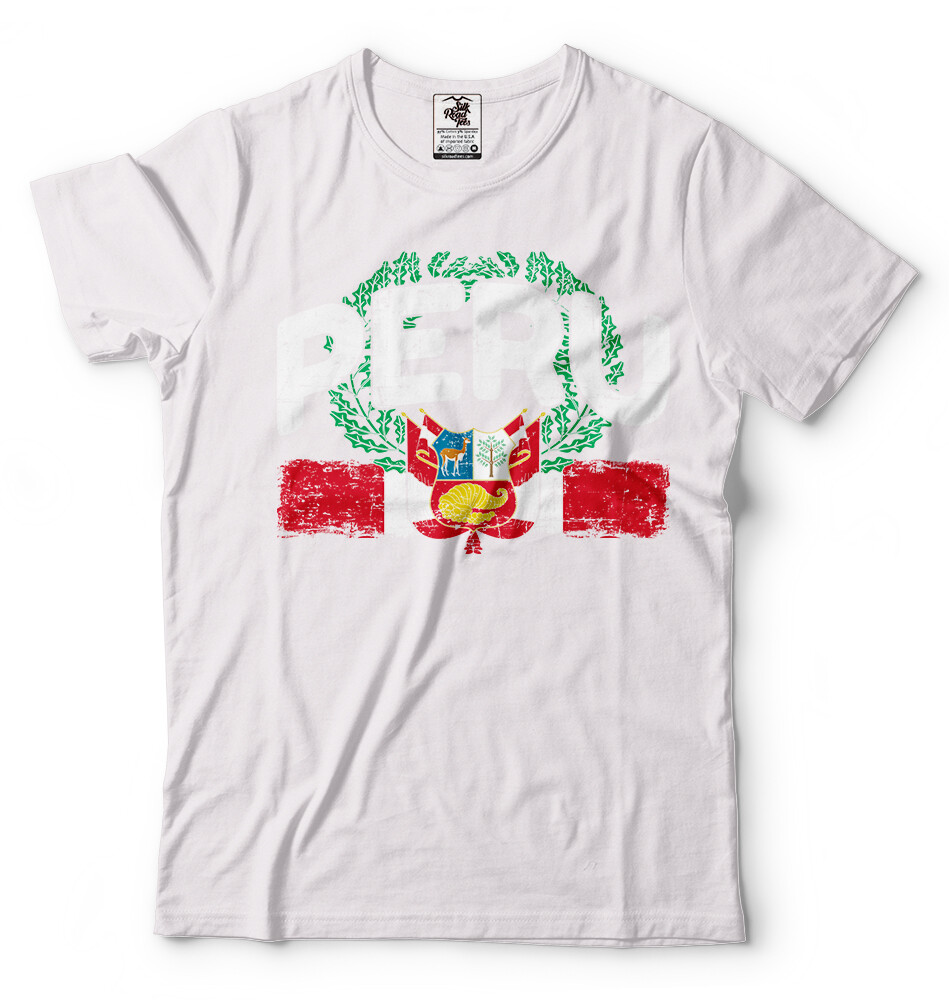 Peru Pride T shirt Peruvian Patriotic T shirt Peruvian Tee Soccer Fan T shirt gallery