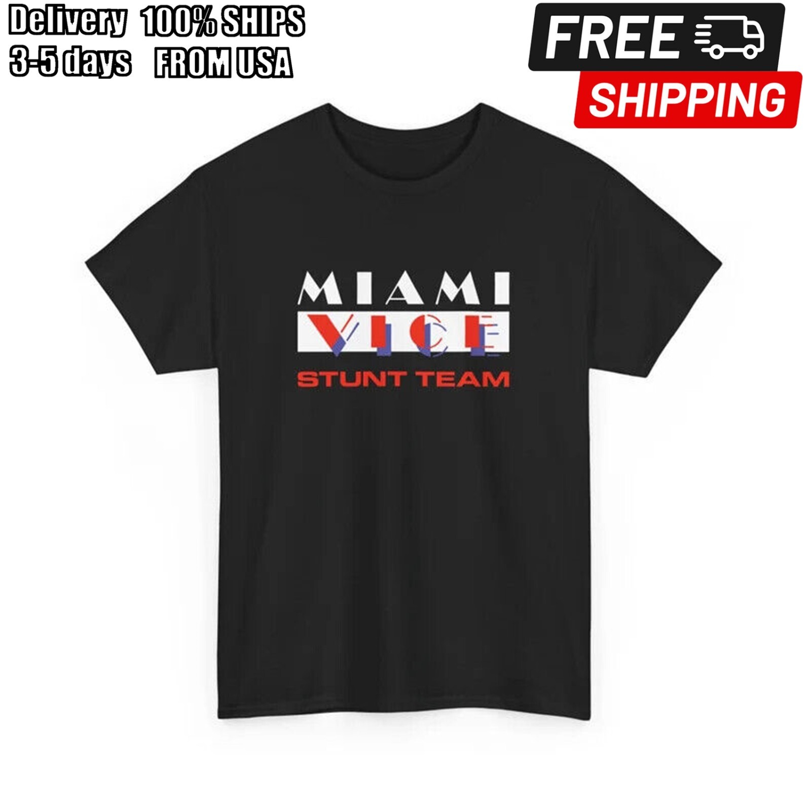 Miami Vice Stunt Team - The Fall Guy tshirt gallery