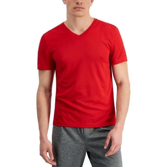 Ideology ID Men’s Performance V-Neck T-Shirt, Red, Size XXL, NWT