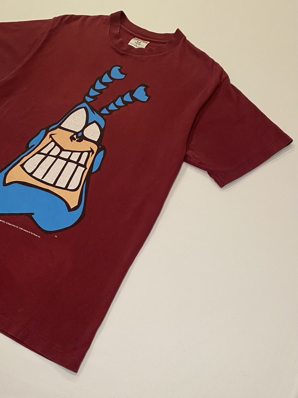 Vintage 1996 The Tick Big Face Red T Shirt Single Stitch Size Large gallery