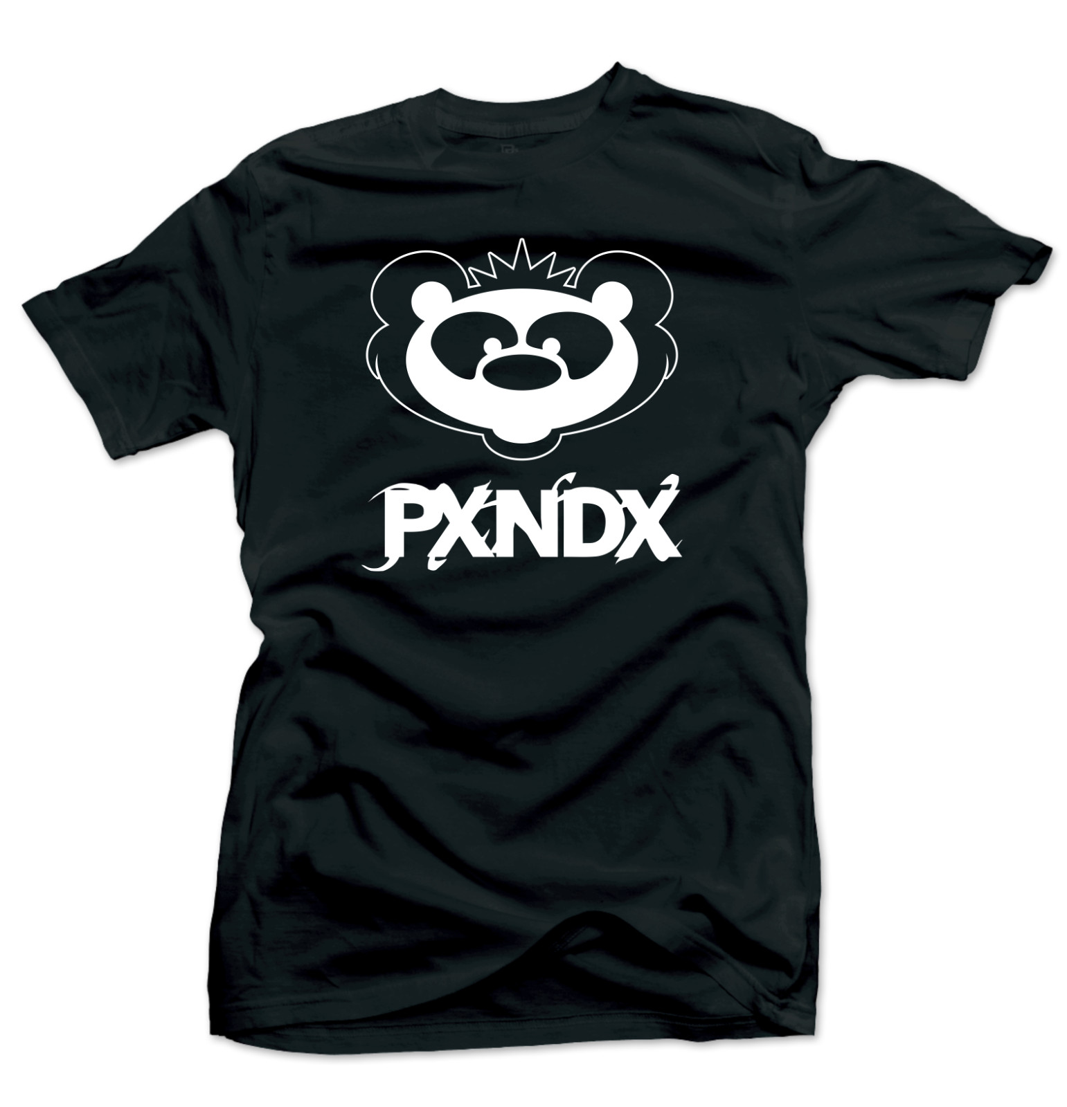 PXNDX PANDA PLAYERA NEGRA / BLACK T-SHIRT BANDA ROCK MONTERREY MEXICO UNISEX gallery