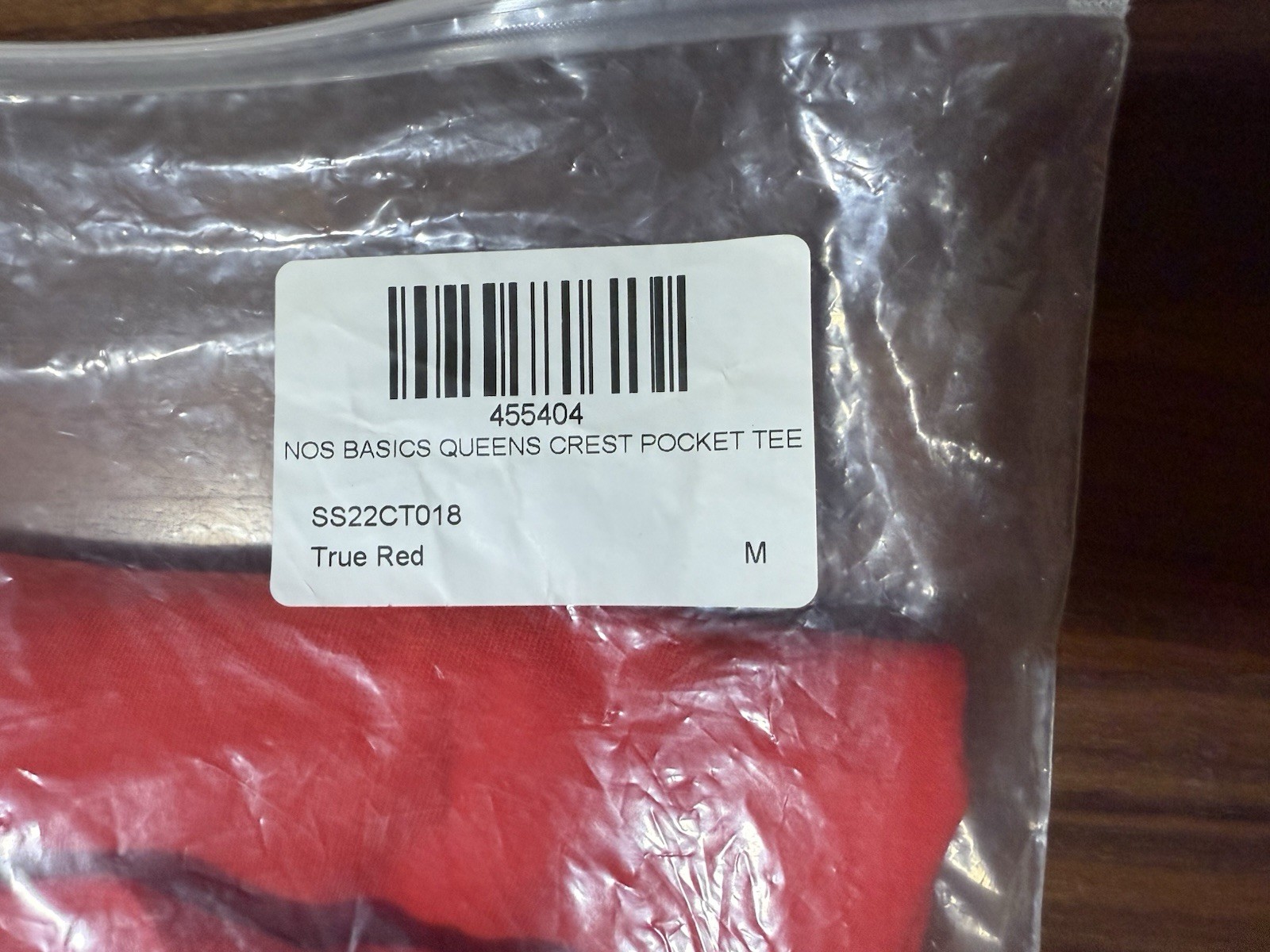 Aime Leon Dore ALD Crest Pocket Tee in True Red Men’s Sz Medium T-Shirt gallery