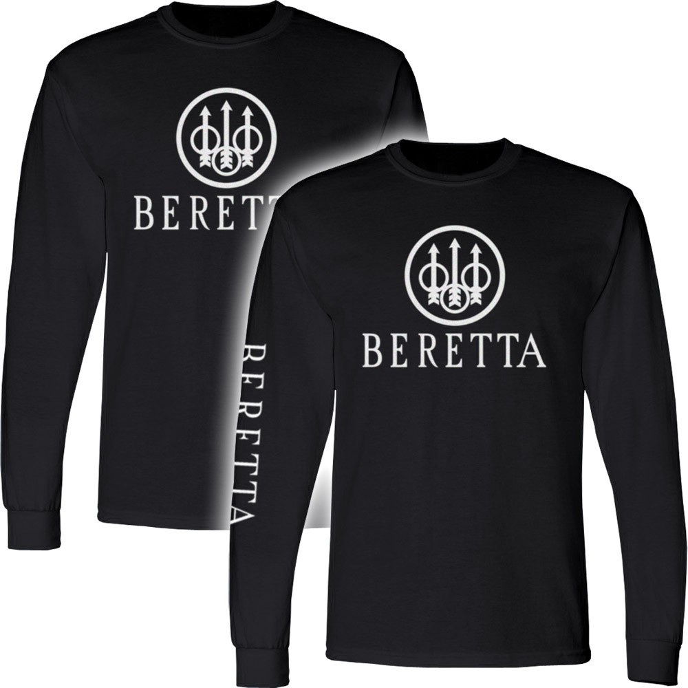 Beretta Long Sleeve T-Shirt Firearms Pistol Gun Tactical 2nd Amendment Men GBR02 gallery
