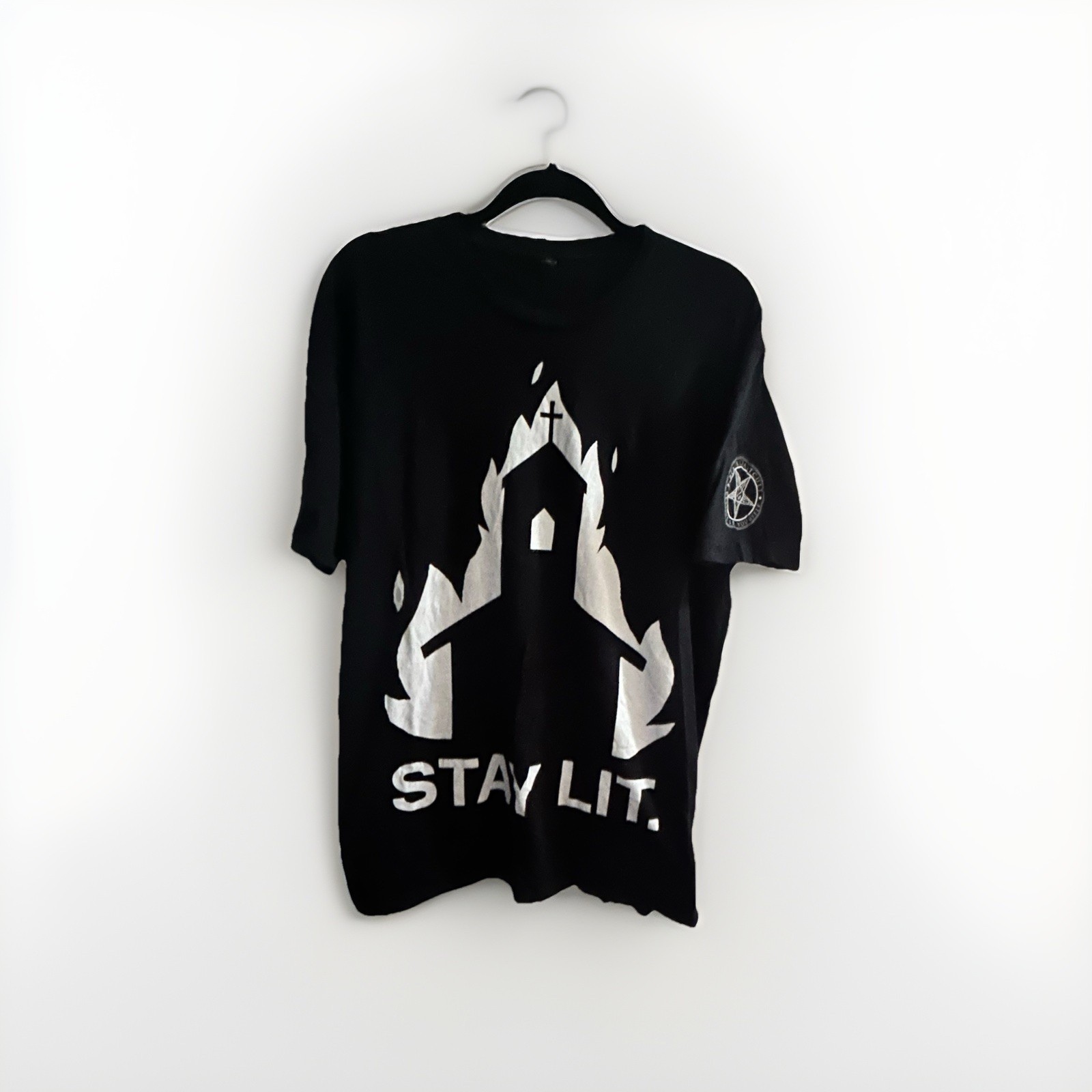 Blackcraft Cult XL Black T-shirt Stay Lit Graphic Print gallery