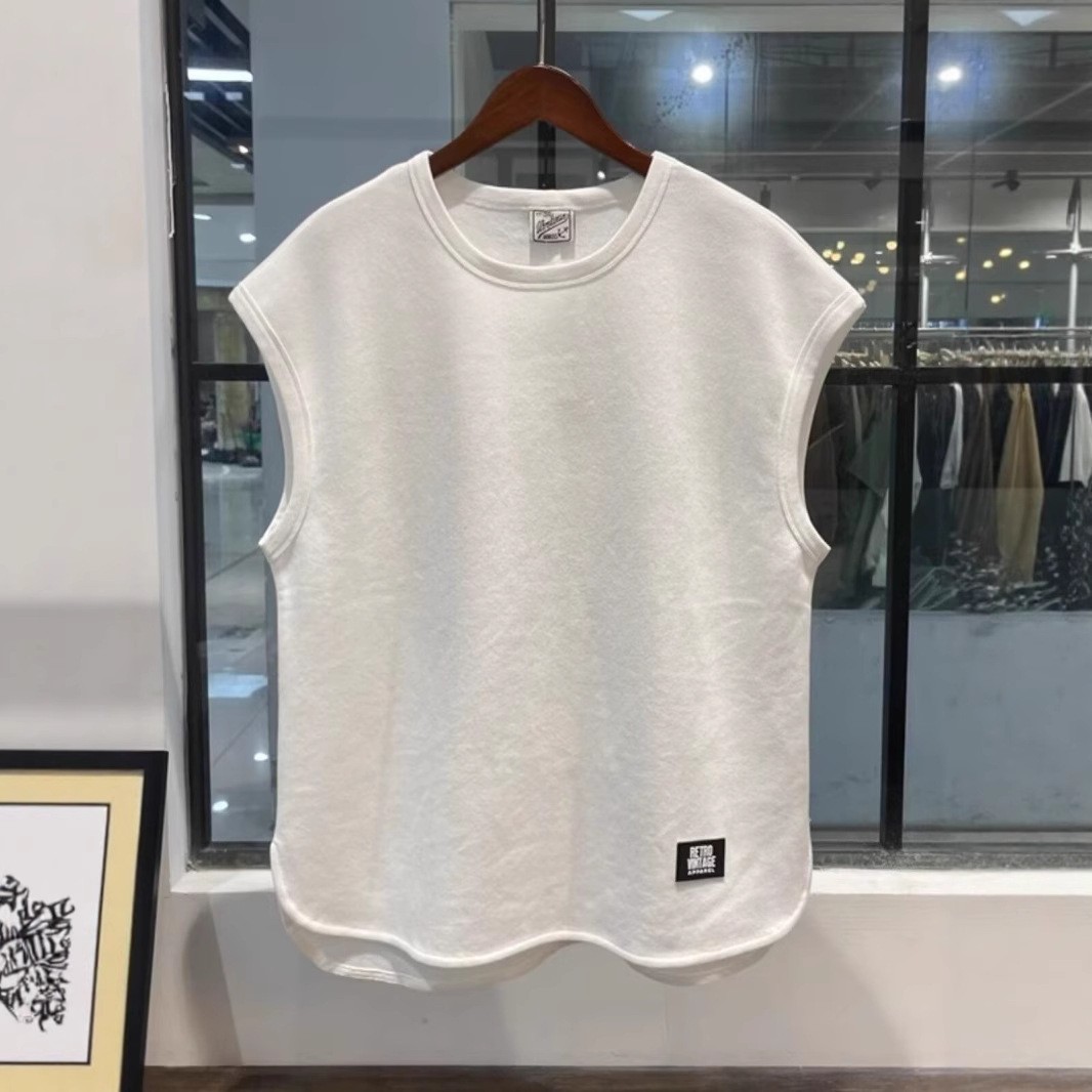 New Sports Fitness Vest For Men T-shirt Loose Sleeveless Sweatshirt M L XL-5XL gallery