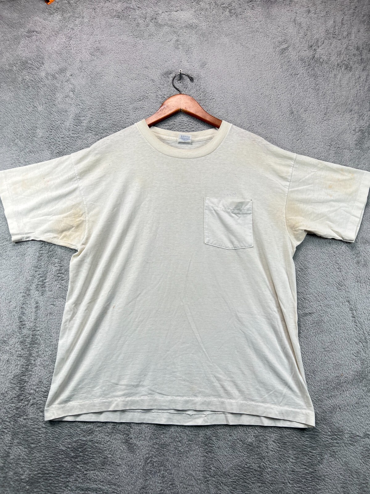 Vintage Cypress Landing Bass Largemouth Fish T Shirt Mens XL White Crew Graphic gallery
