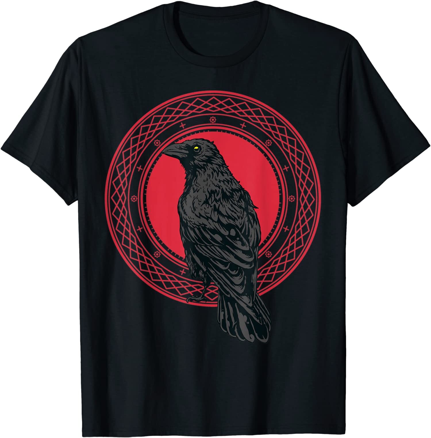 NEW LIMITED Beautiful Black Crow Raven Bird Watch. Birds Silhouette T-Shirt