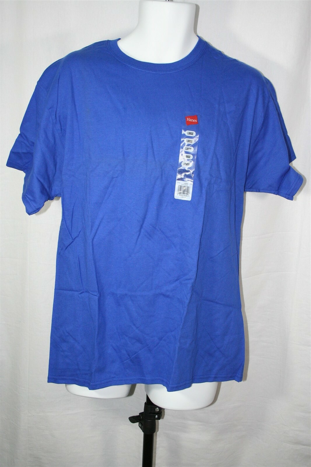 942X09 Hanes Men’s ComfortSoft T-Shirts 2-Pack LG Blue