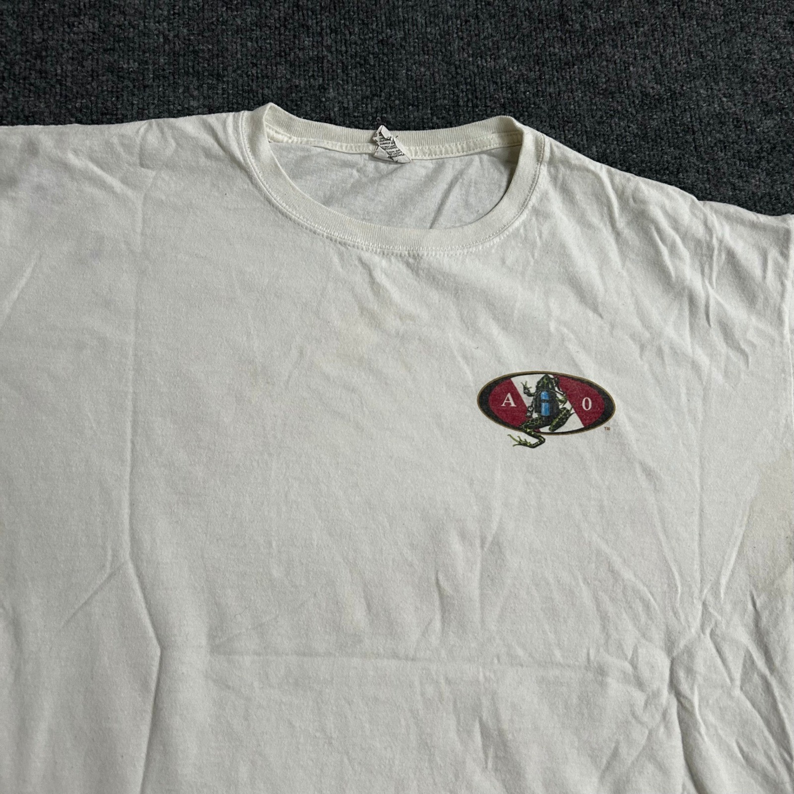 Amphibious Outfitters T-Shirt Mens Size 2X White Scuba Diving Frog Graphic Anvil gallery
