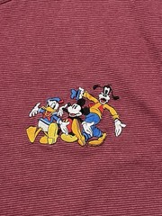 Vintage Mickey & Co Disney Single Stitch Peace Logo Mickey Donald Goofy OSFA Tee