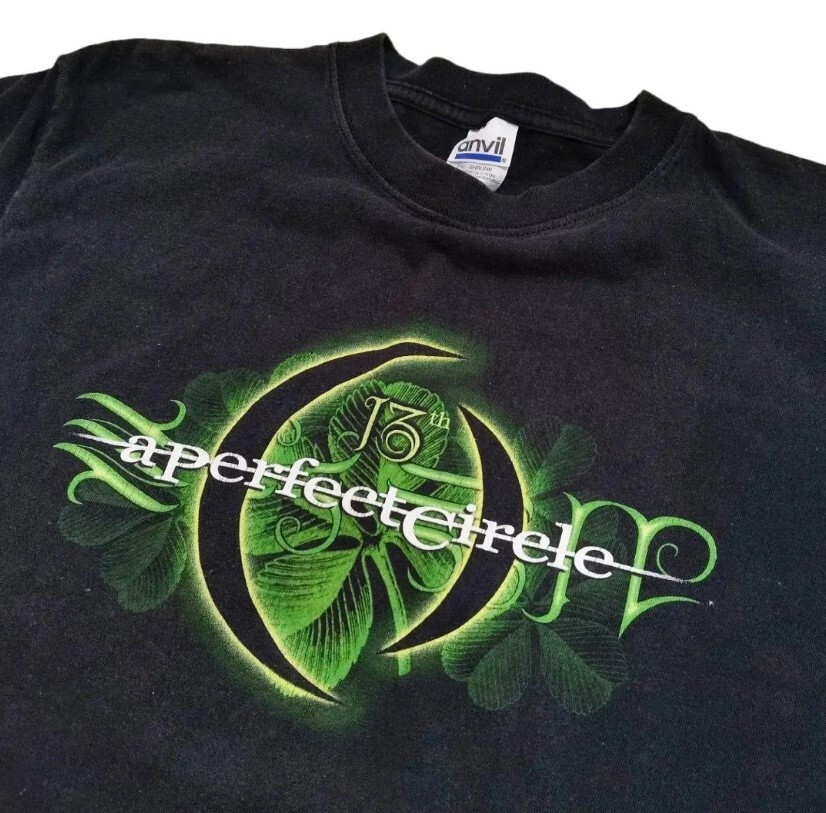 A Perfect Circle 13th Album Band T-shirt cotton black shirt TE7663