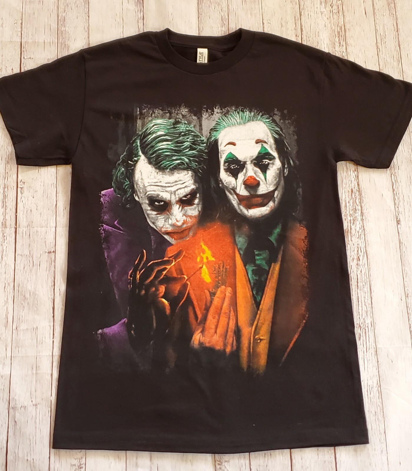 NEW- Joker's- Heath Ledger & Joaquin Phoenix - T-SHIRT gallery