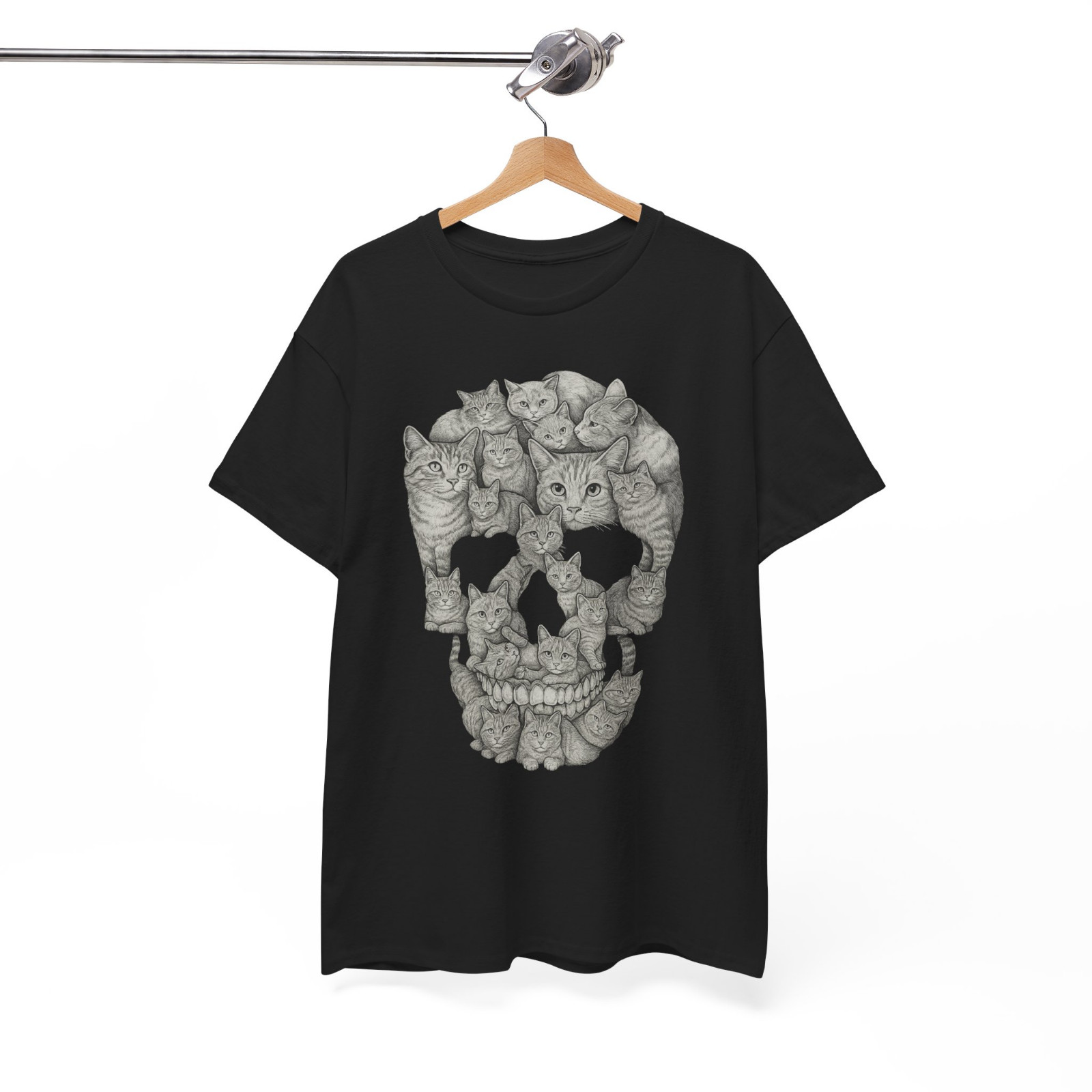 Cute Cats Skull T-Shirt gallery