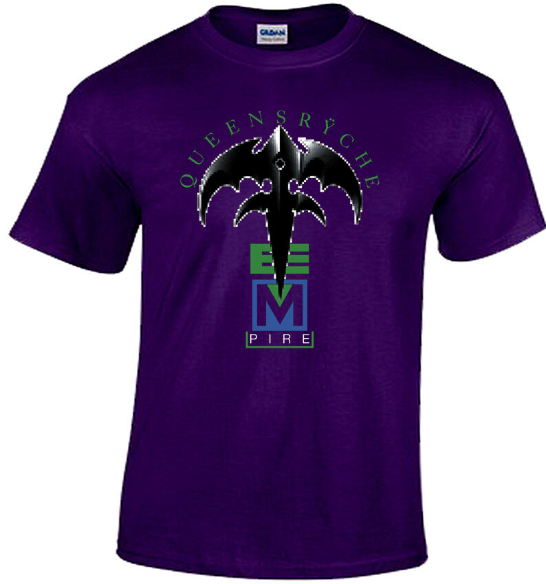 Queensrÿche Empire v2 T shirt graphite navy black heavy metal all sizes S-5XL gallery