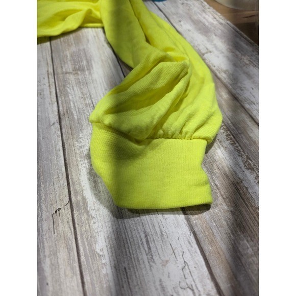 3- Gildan Mens DryBlend Long Sleeve T Shirt Safety Yellow 2XL High Vis gallery
