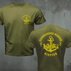 French Navy Special Forces Commandos Marine Fusiliers Marins Kieffer T-shirt