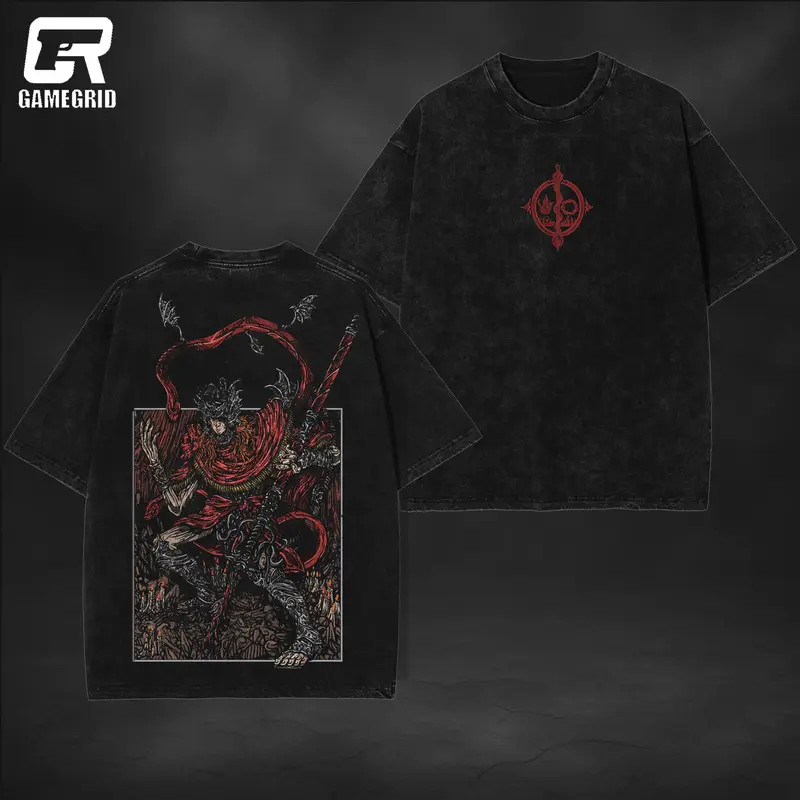 Retro Vintage Elden Ring Grim Collection Unisex Streetwear T-Shirt gallery