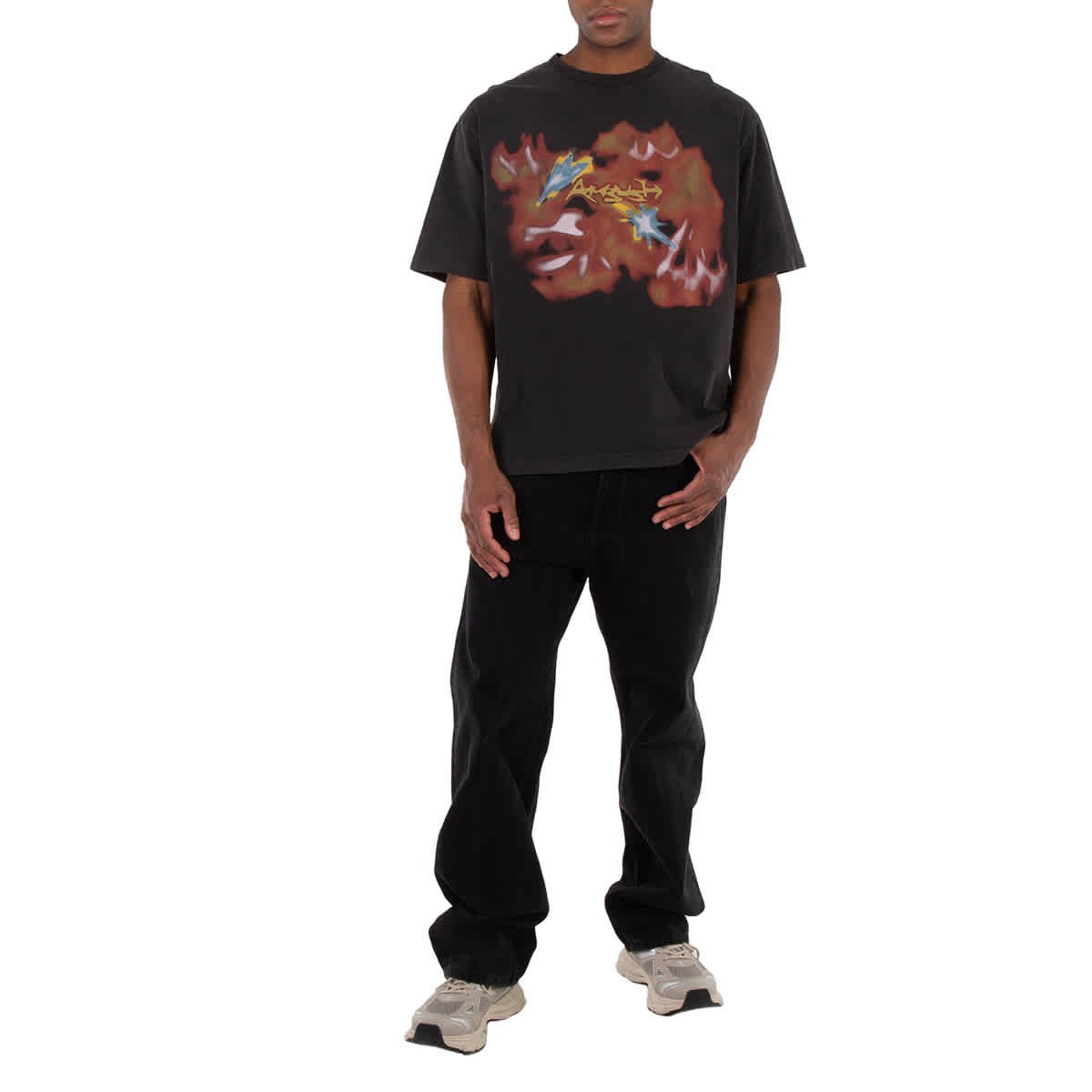 Ambush Abstract-Print Graphic T-Shirt, Size Small gallery