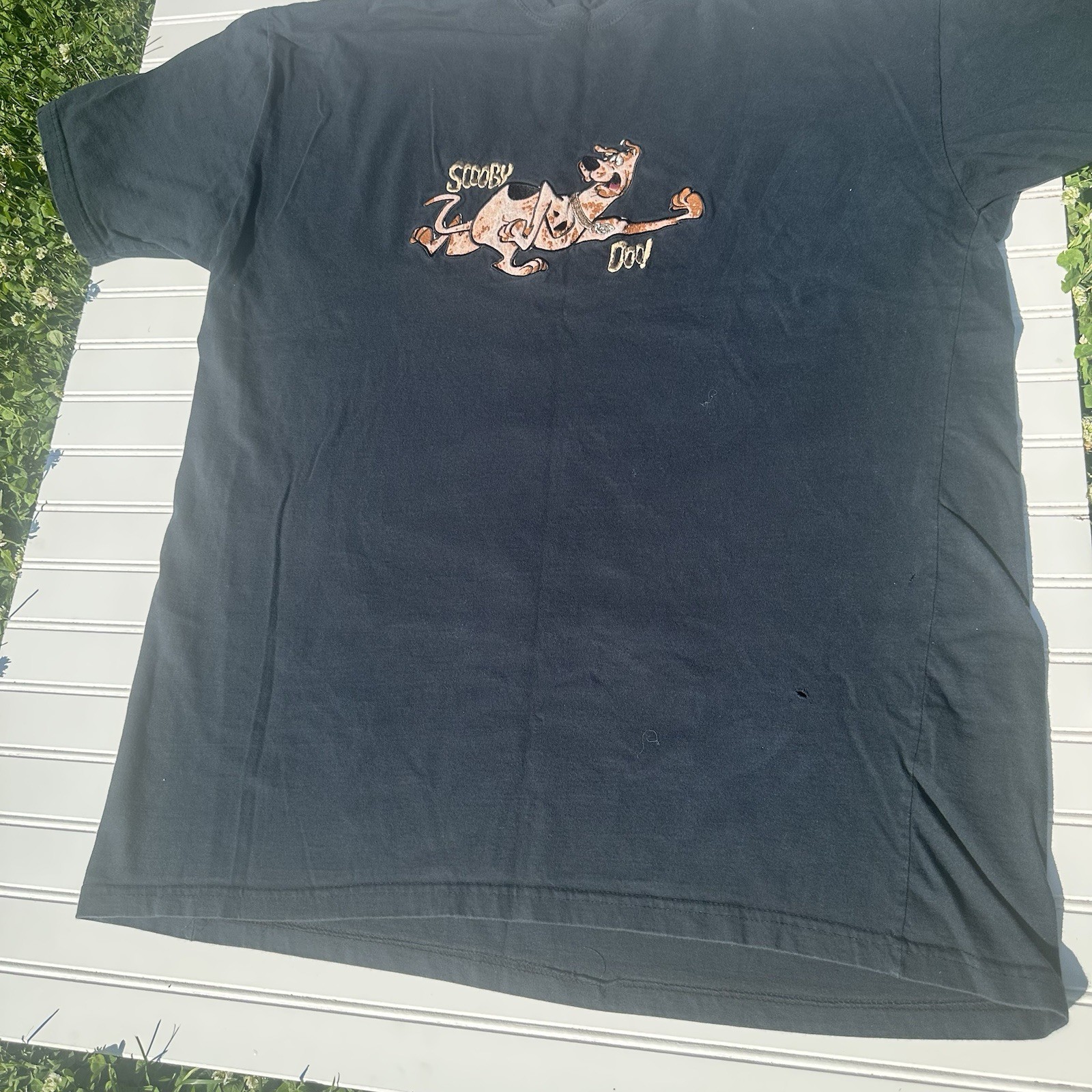Men’s T-shirt Iceberg History Scooby Doo Graphic Size XXXL Black Cartoon Tee gallery