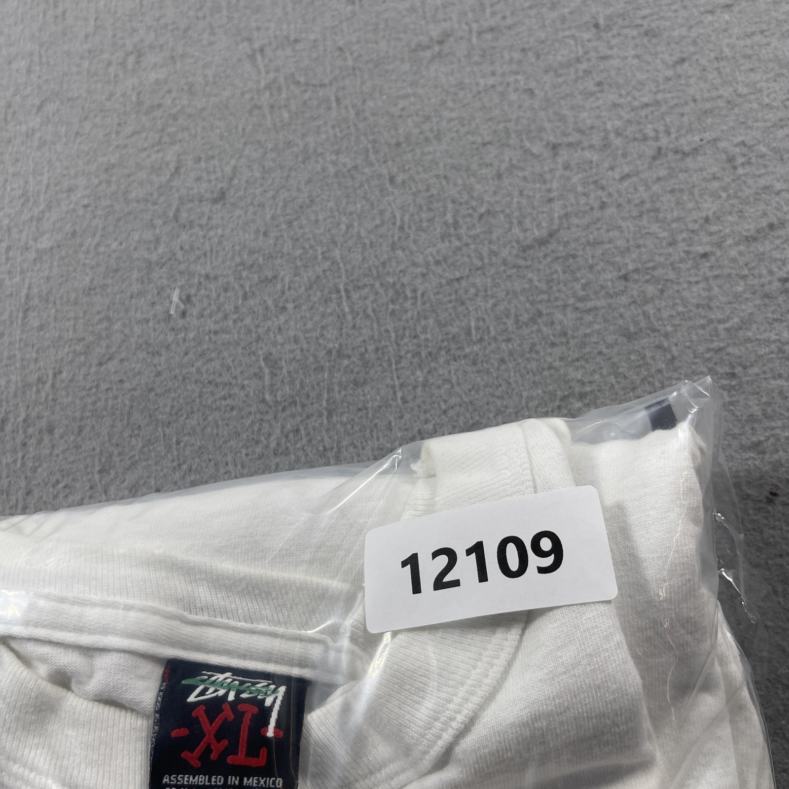 Vintage Stussy Shirt Mens XL White Long Sleeve Old Skool Flavor Graphic 90s gallery