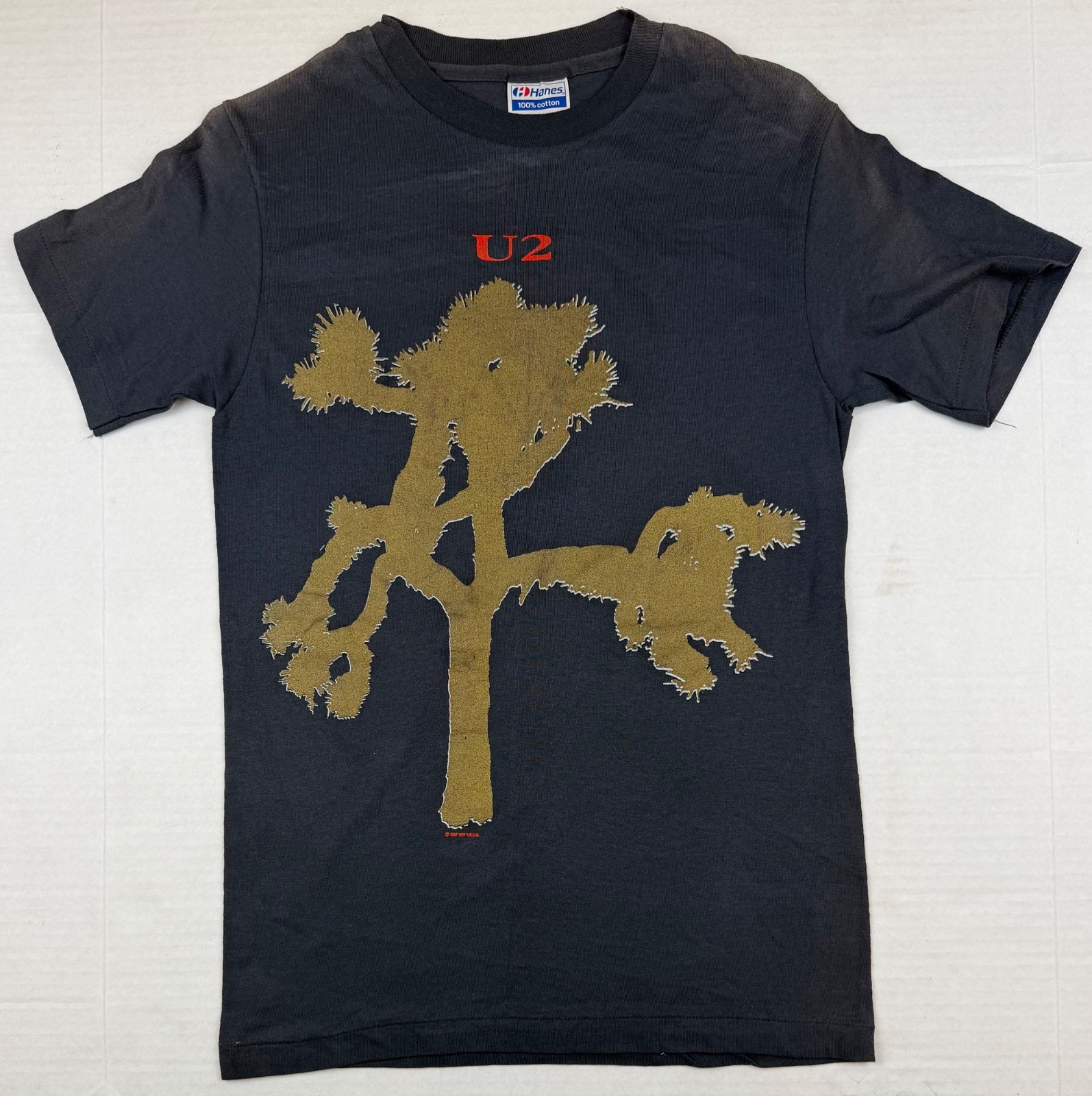 Vintage U2 – Joshua Tree T-Shirt 1987 Band Tour ORIGINAL