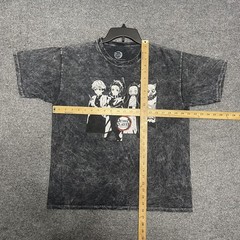 Demon Slayer Tanjiro Nezuko Zenitsu Hashibira Acid Wash Shirt Size L