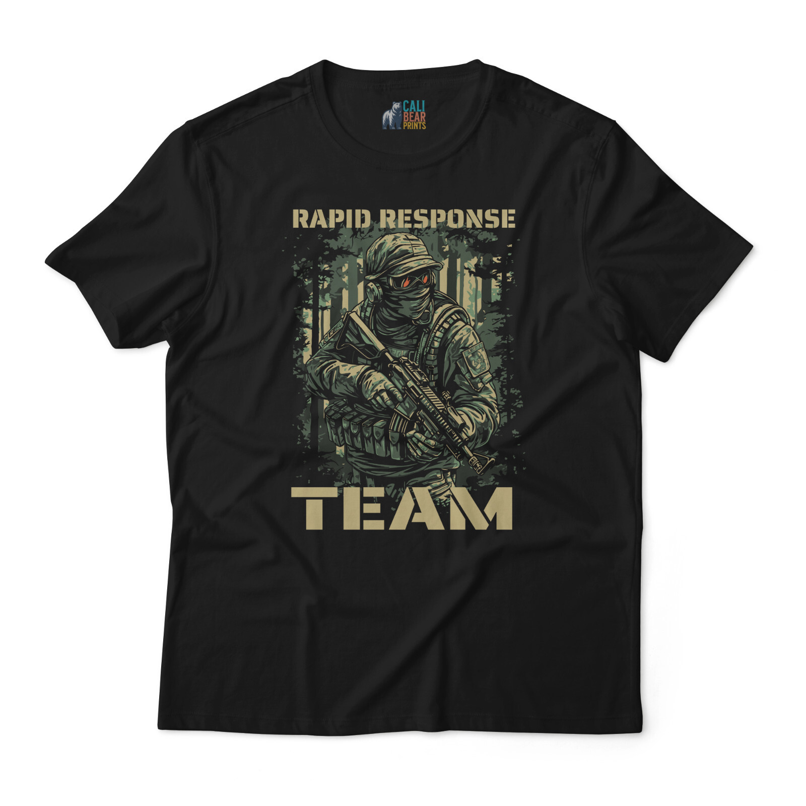 Rapid Response Team Tactical T-Shirt - Military Design Graphic Tee gallery