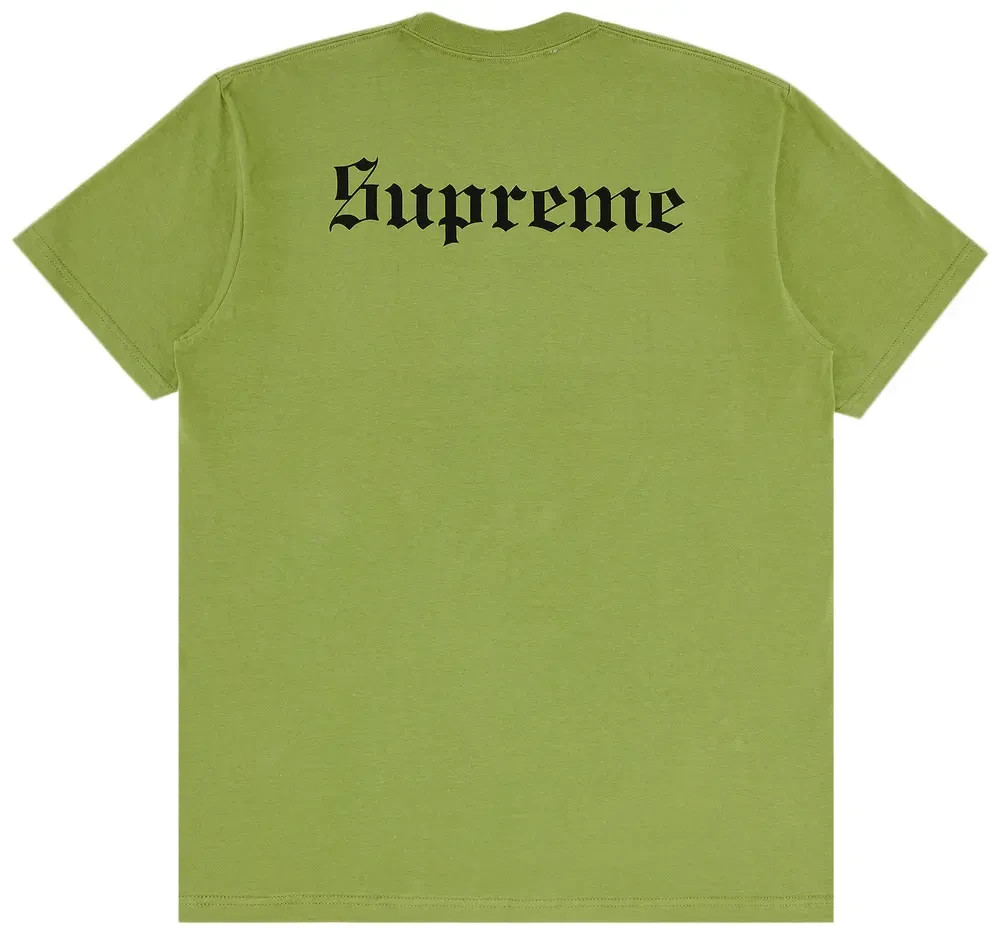 Supreme Snow White Tee Moss FW24 gallery