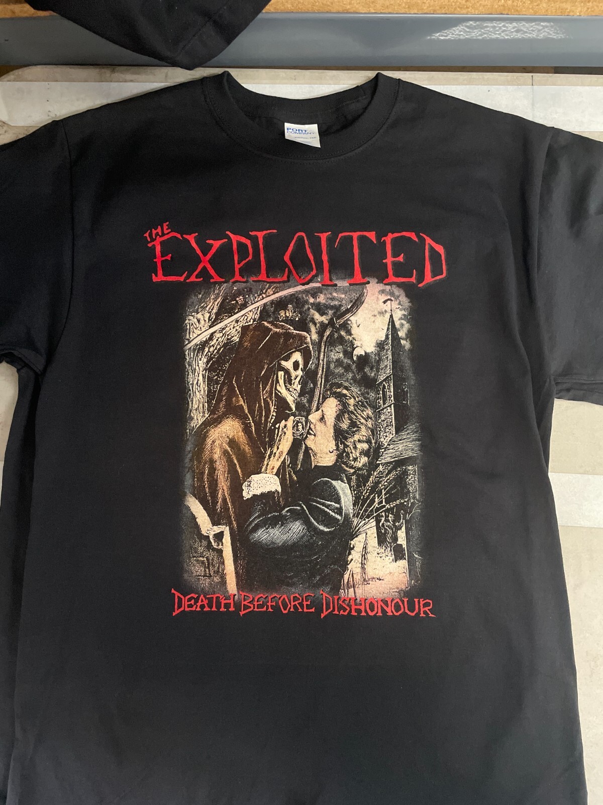 the EXPLOITED Death Before shirt punk hardcore slayer discharge adicts JFA GBH gallery