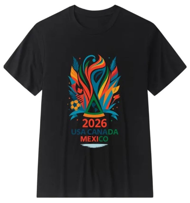 World Cup 2026 USA CANADA MEXICO Graphic Unisex T-Shirt SIZE S-5XL gallery