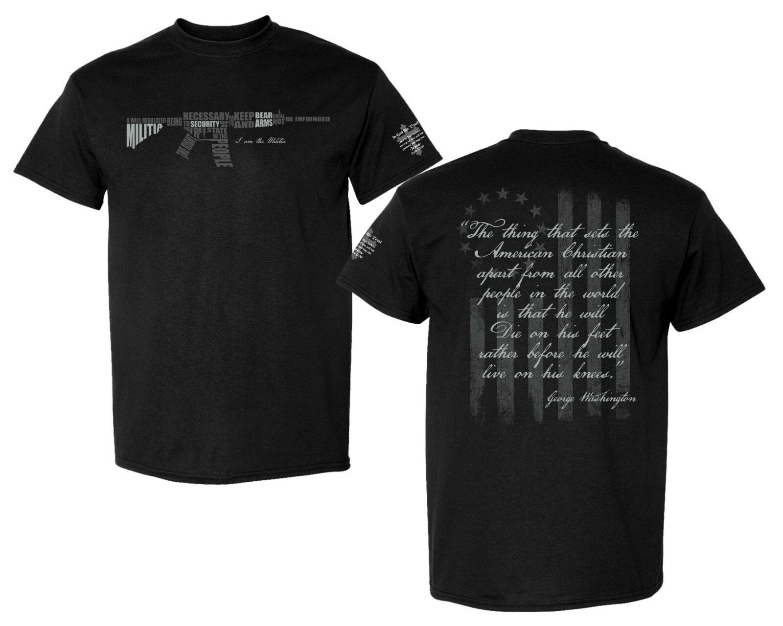 2nd Amendment T-Shirt Best Seller print on 3 sides gallery