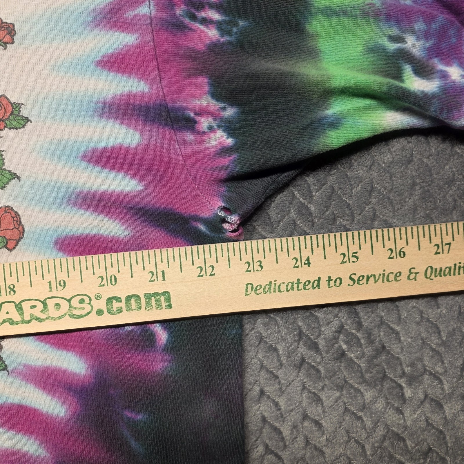 VTG Grateful Dead Seasons of the Dead Tie-Dye T-Shirt Men’s XL Liquid Blue 1993 gallery