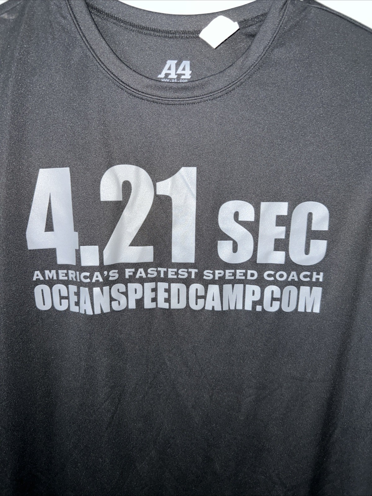 A4 Mens Polyester Cooling Performance Muscle T-Shirt Personalized Gym RN38997 gallery
