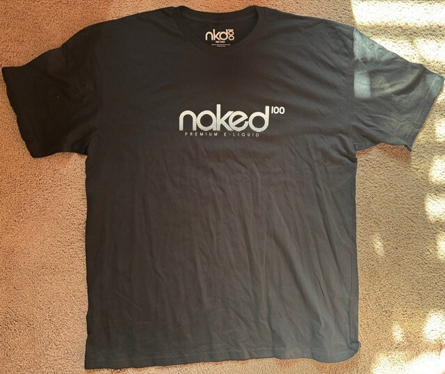 NAKED 100 Brand Logo T-Shirt (Black, 2XL) NEW without Tags gallery