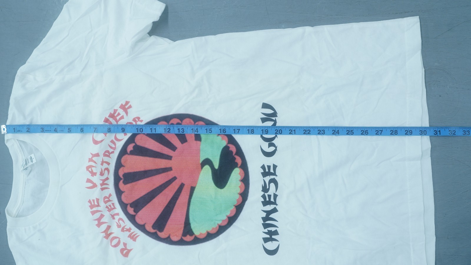 RONNIE VAN CLIEF CHINESE GOJU KUNG FU DRAGON LOGO GRAPHIC T-SHIRT SIZE LARGE gallery