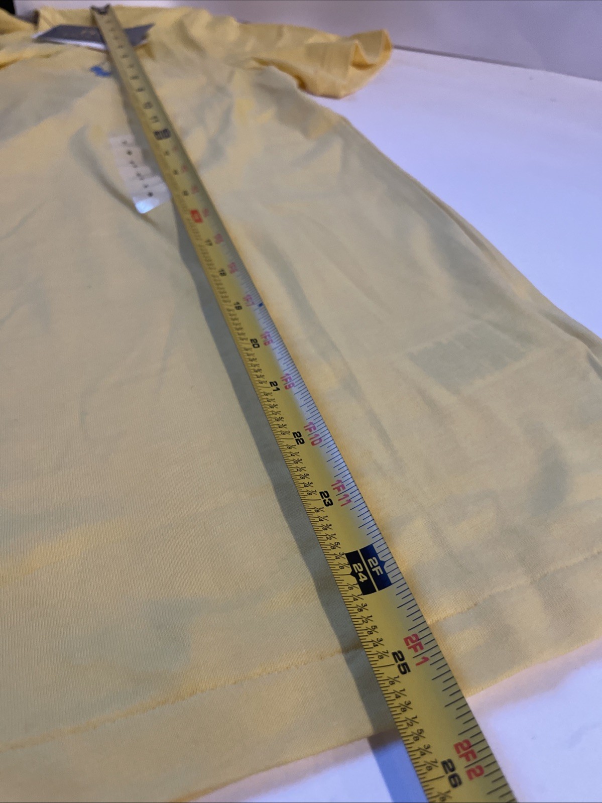 Polo Ralph Lauren V-neck cotton men’s t-shirt oasis yellow NWT Small MSRP $55 gallery