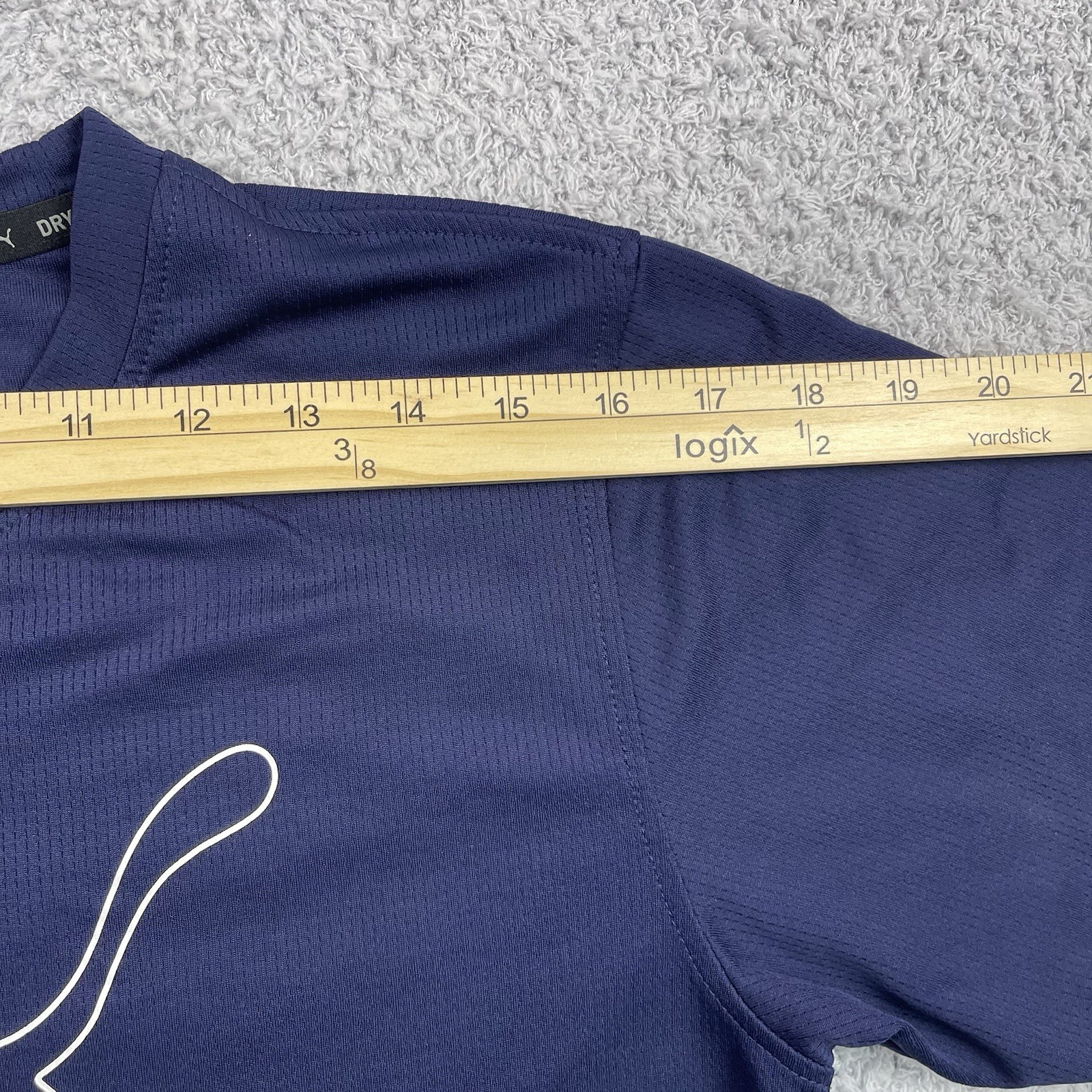 PUMA Train All Day Essentials Mens Blue Casual Tops Size S gallery