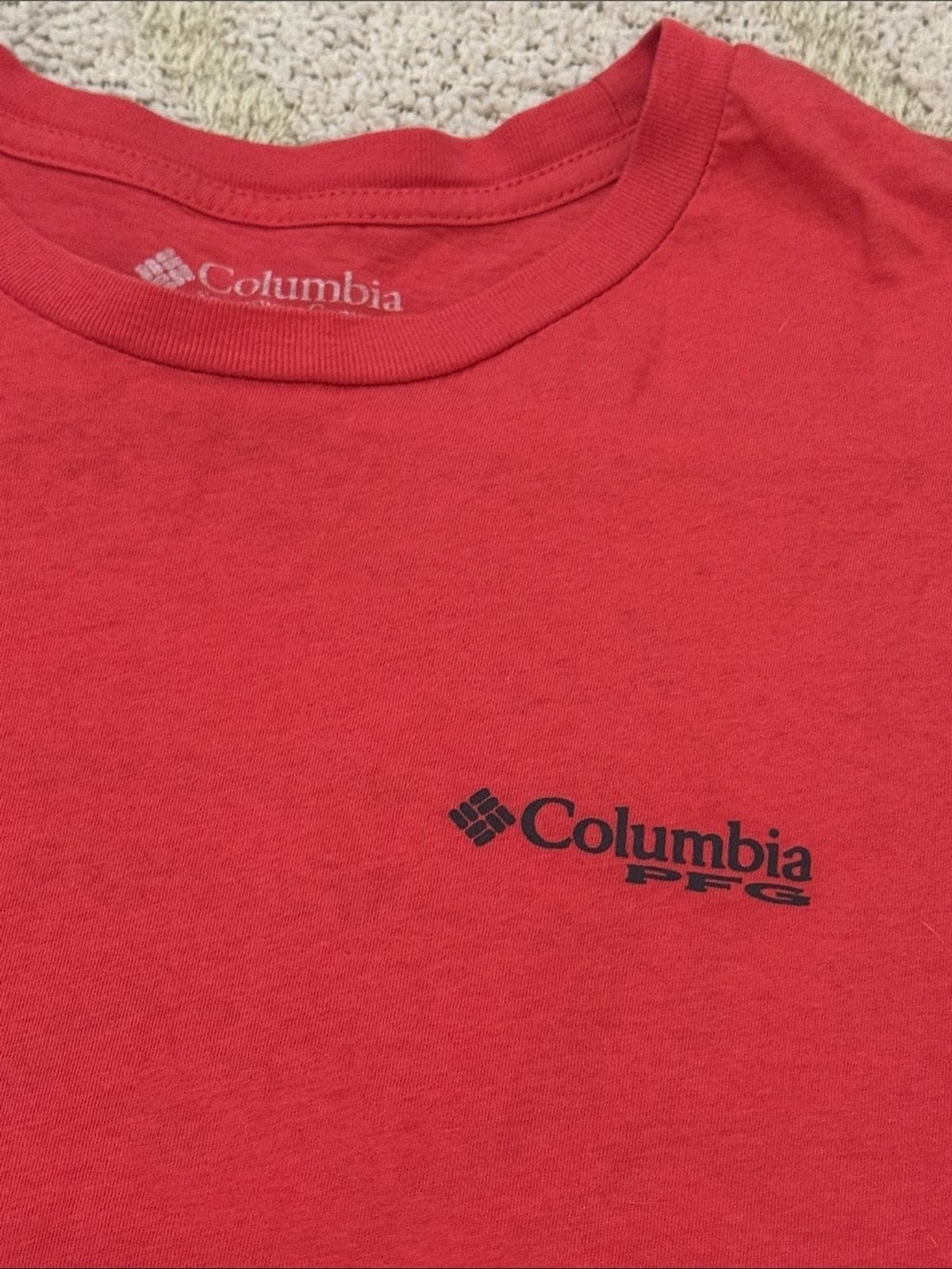 Columbia PFG Performance Fishing Gear Red Graphic T-Shirt Men’s Large gallery