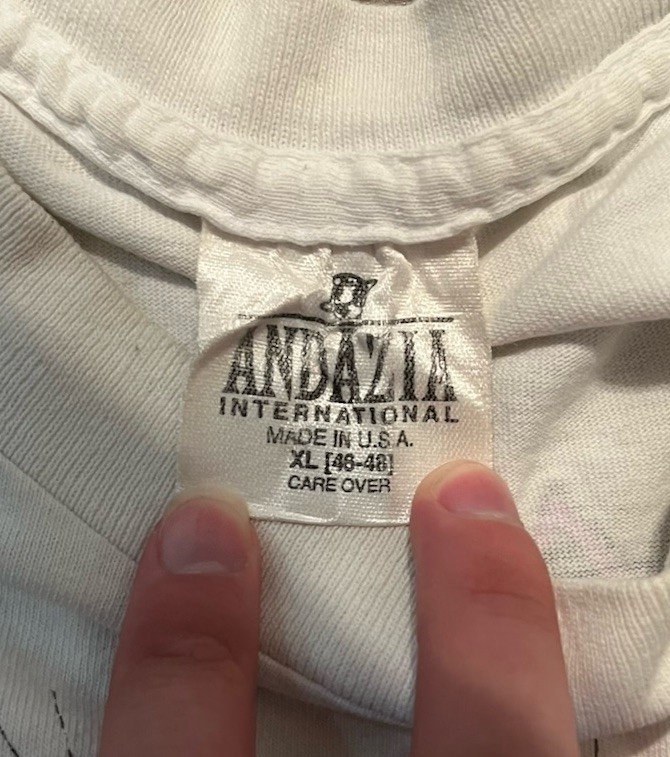Andazia Vintage Alice In Wonderland Single Stitch Off With Her Head Tee Shirt XL gallery