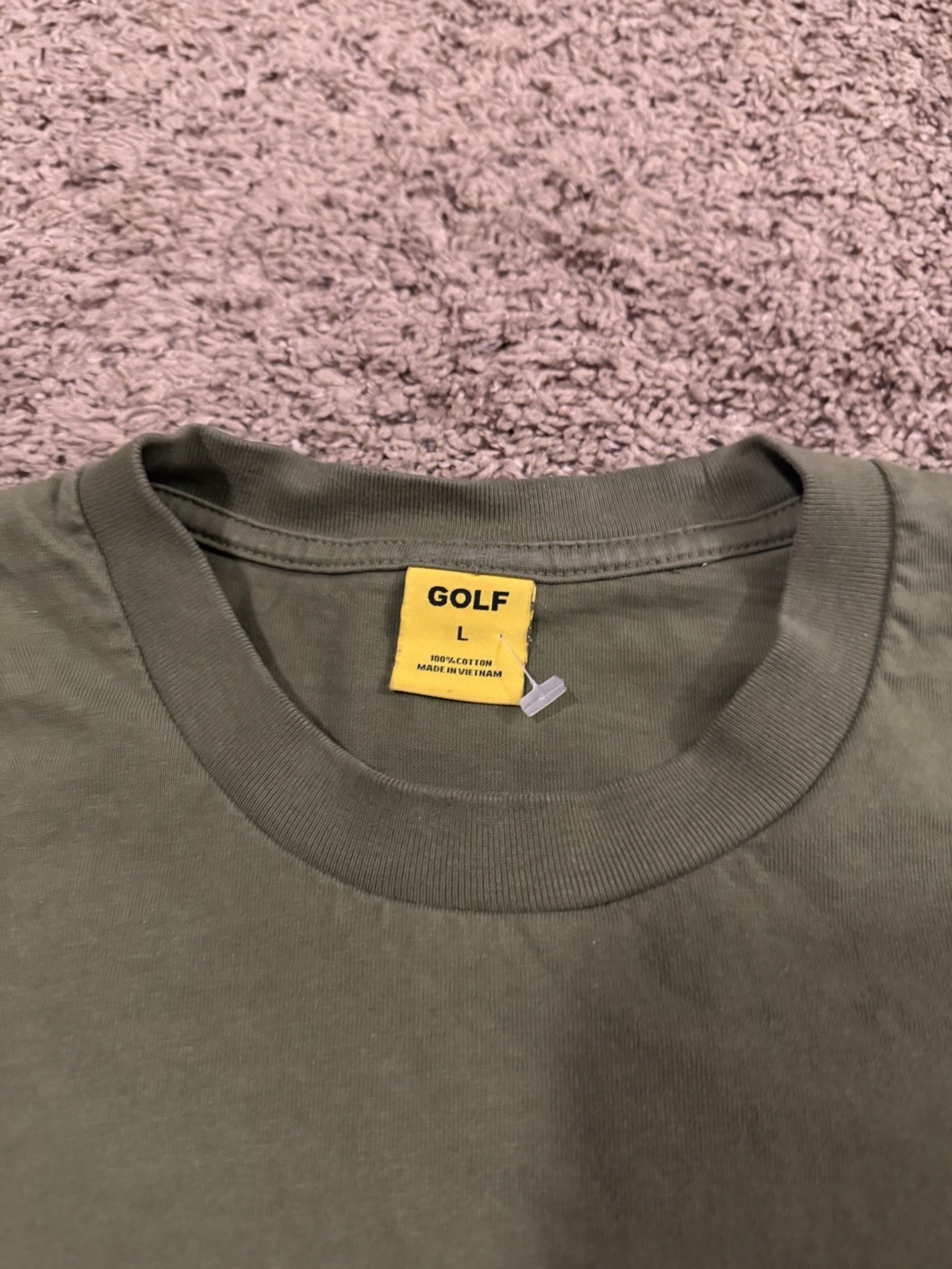 Vintage 2000s Tyler the Creator Golf Wang Green Logo Shirt Size Large gallery