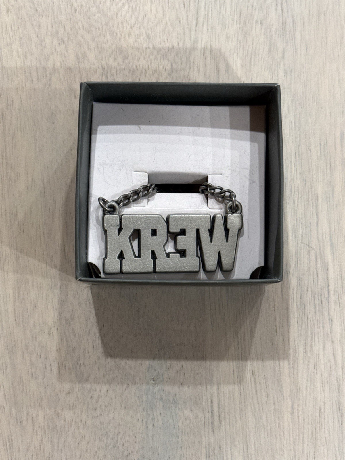 Vintage Krew Kr3w Skateboarding Necklace