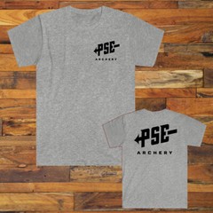 PSE Archery Logo Bows Men’s Grey T-Shirt S-5XL