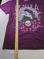 Universal Monsters Dracula Official Licensed Purple T Shirt Size Medium