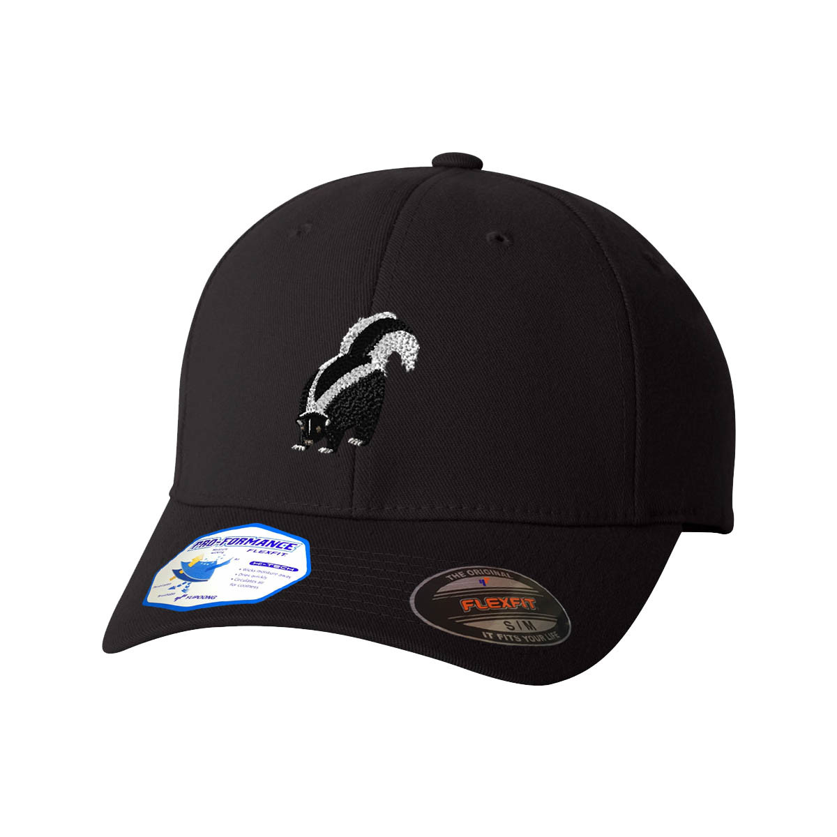 Flexfit Hats for Men & Women Skunk Style B Embroidery Dad Hat Baseball Cap gallery