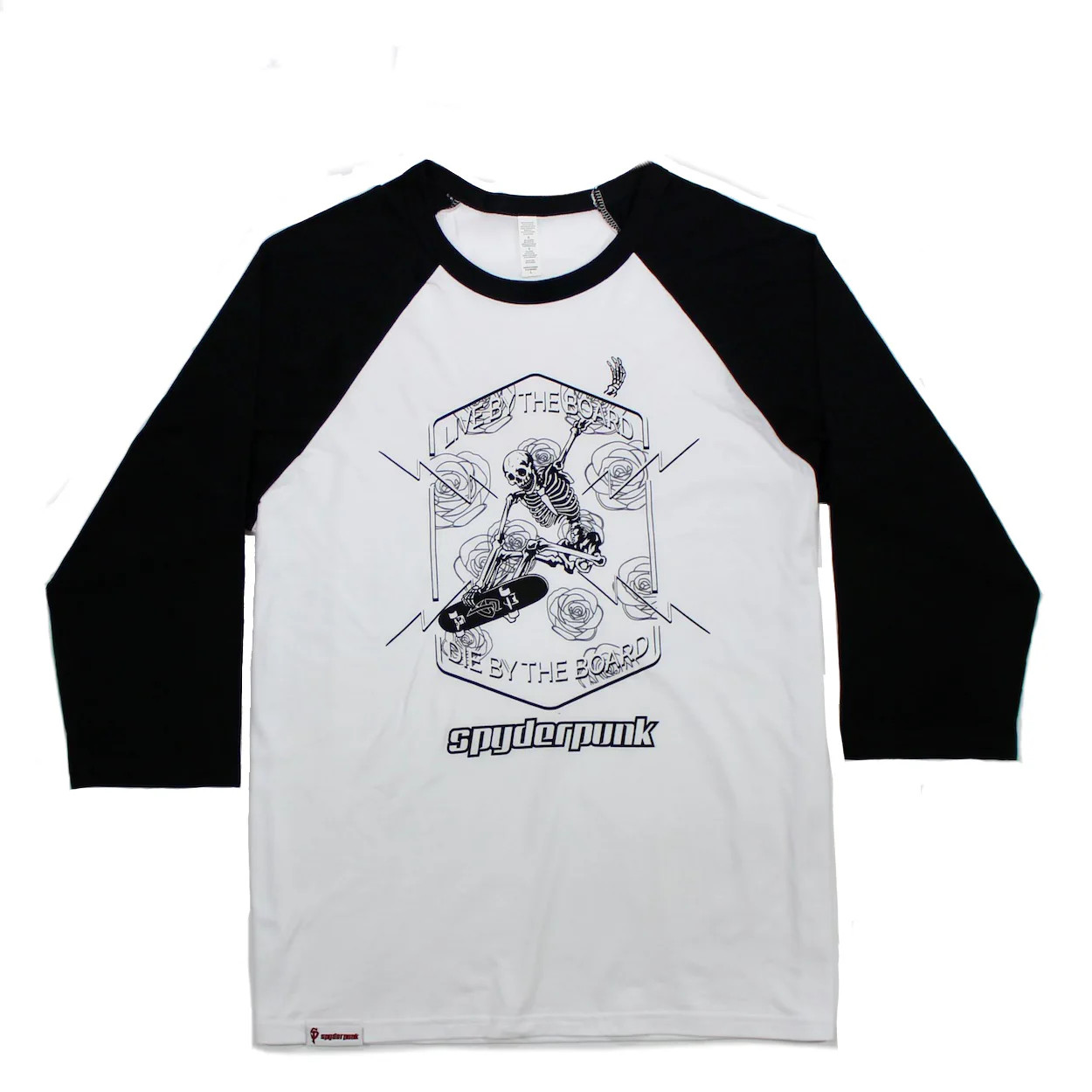 Baseball T Shirt For Skateboard Lovers By Spyderpunk Sports With Authentic Tag gallery
