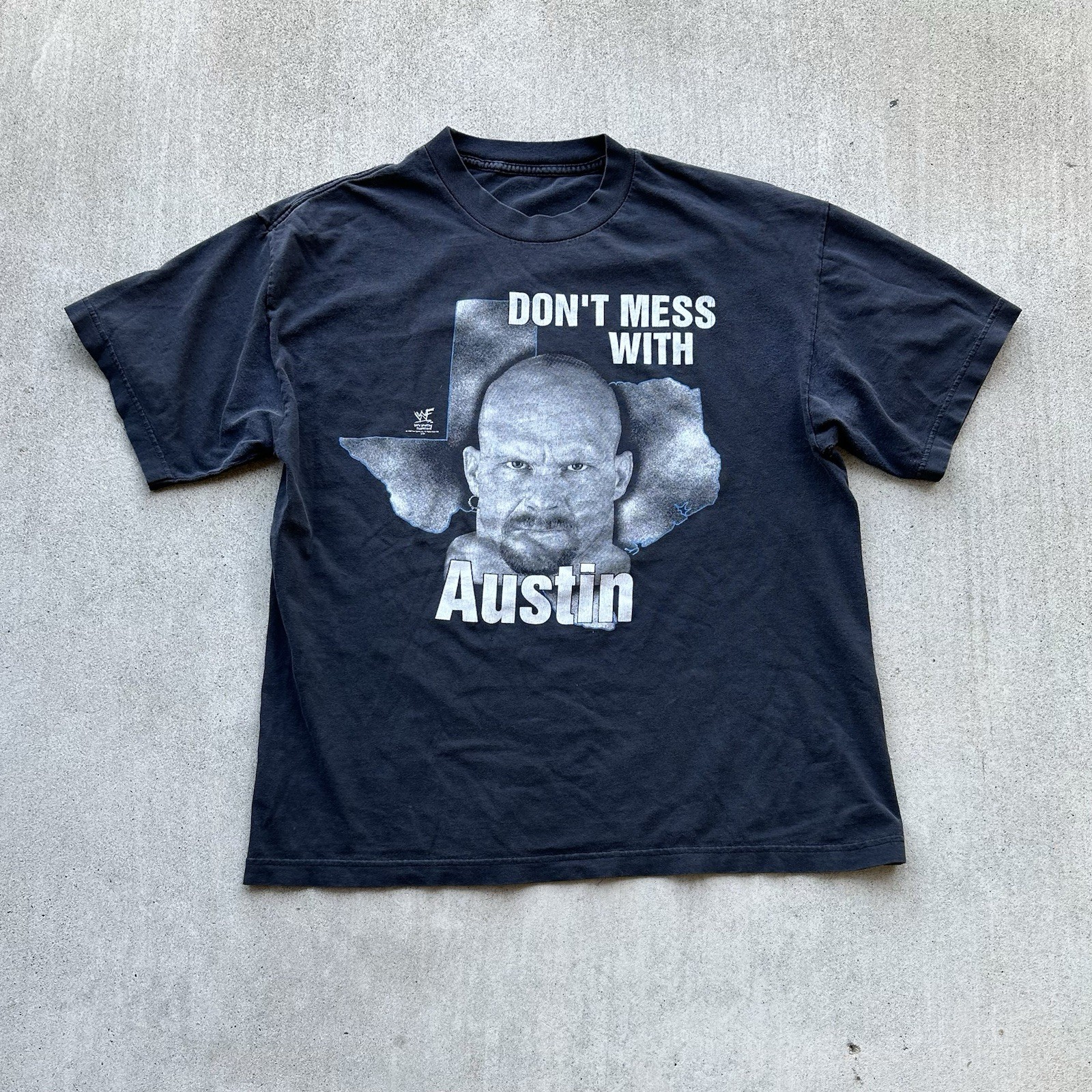 Vintage Stone Cold Steve Austin Tee 90s WWE Wrestling Large