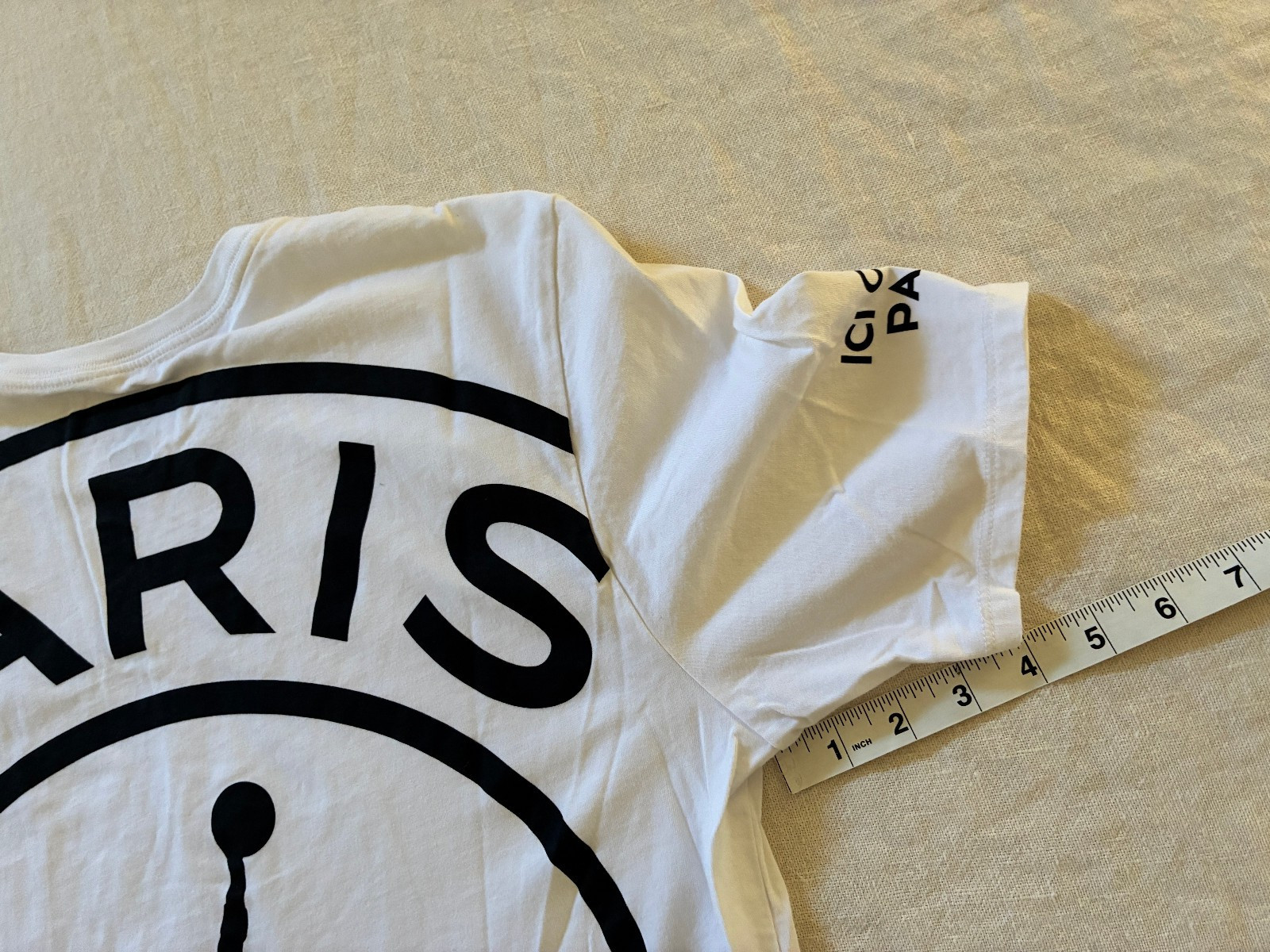 Nike Air Jordan Paris Saint-Germain Men’s PSG White Graphic T-Shirt, Size - L gallery