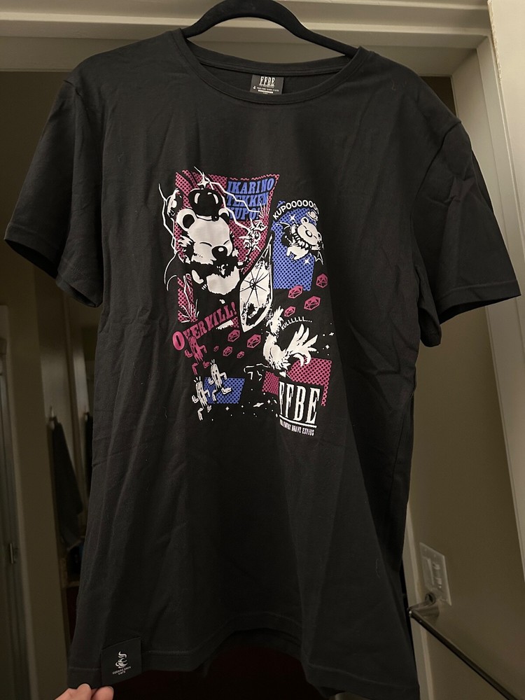 Final Fantasy Brave Exvius Square Enix Cafe Shirt Japan Size L